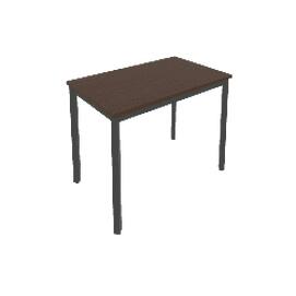 Офисная мебель Slim system Стол письменный на металлокаркасе С.СП-3.1 Венге Цаво/Антрацит 980x600x750