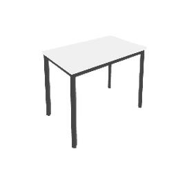 Офисная мебель Slim system Стол письменный на металлокаркасе С.СП-3.1 Белый/Антрацит 980x600x750