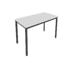 Офисная мебель Slim system Стол письменный на металлокаркасе С.СП-4.1 Серый/Антрацит 1180x600x750