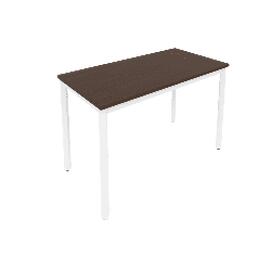 Офисная мебель Slim system Стол письменный на металлокаркасе С.СП-4.1 Венге Цаво/Белый 1180x600x750