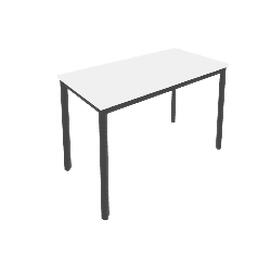 Офисная мебель Slim system Стол письменный на металлокаркасе С.СП-4.1 Белый/Антрацит 1180x600x750