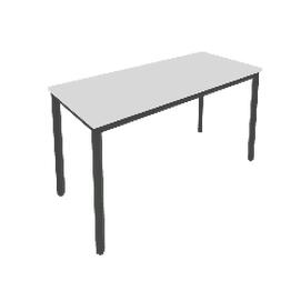 Офисная мебель Slim system Стол письменный на металлокаркасе С.СП-5.1 Серый/Антрацит 1380x600x750
