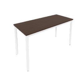 Офисная мебель Slim system Стол письменный на металлокаркасе С.СП-5.1 Венге Цаво/Белый 1380x600x750
