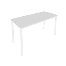 Офисная мебель Slim system Стол письменный на металлокаркасе С.СП-5.1 Серый/Белый 1380x600x750