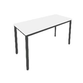 Офисная мебель Slim system Стол письменный на металлокаркасе С.СП-5.1 Белый/Антрацит 1380x600x750