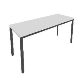 Офисная мебель Slim system Стол письменный на металлокаркасе С.СП-6.1 Серый/Антрацит 1580x600x750