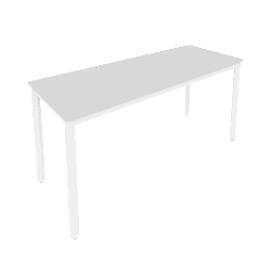 Офисная мебель Slim system Стол письменный на металлокаркасе С.СП-6.1 Серый/Белый 1580x600x750