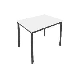 Офисная мебель Slim system Стол письменный на металлокаркасе С.СП-3 Белый/Антрацит 980x720x750