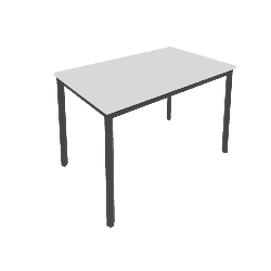 Офисная мебель Slim system Стол письменный на металлокаркасе С.СП-4 Серый/Антрацит 1180x720x750