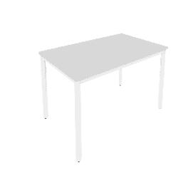 Офисная мебель Slim system Стол письменный на металлокаркасе С.СП-4 Серый/Белый 1180x720x750