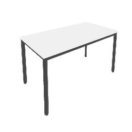 Офисная мебель Slim system Стол письменный на металлокаркасе С.СП-5 Белый/Антрацит 1380x720x750
