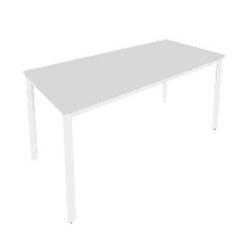 Офисная мебель Slim system Стол письменный на металлокаркасе С.СП-6 Серый/Белый 1580x720x750
