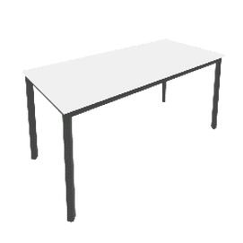 Офисная мебель Slim system Стол письменный на металлокаркасе С.СП-6 Белый/Антрацит 1580x720x750