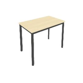 Офисная мебель Slim system Стол письменный на металлокаркасе С.СП-3.1 Клён/Антрацит 980x600x750