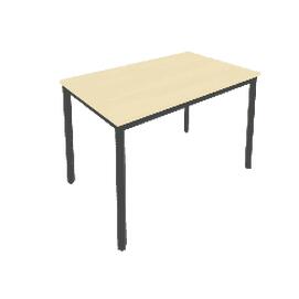 Офисная мебель Slim system Стол письменный на металлокаркасе С.СП-4 Клён/Антрацит 1180x720x750
