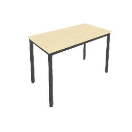 Офисная мебель Slim system Стол письменный на металлокаркасе С.СП-4.1 Клён/Антрацит 1180x600x750
