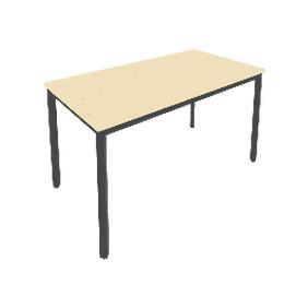 Офисная мебель Slim system Стол письменный на металлокаркасе С.СП-5 Клён/Антрацит 1380x720x750