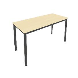 Офисная мебель Slim system Стол письменный на металлокаркасе С.СП-5.1 Клён/Антрацит 1380x600x750