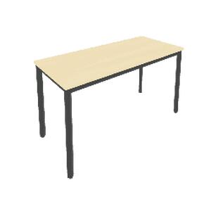 Офисная мебель Slim system Стол письменный на металлокаркасе С.СП-5.1 Клён/Антрацит 1380x600x750