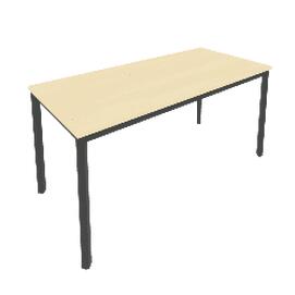 Офисная мебель Slim system Стол письменный на металлокаркасе С.СП-6 Клён/Антрацит 1580x720x750
