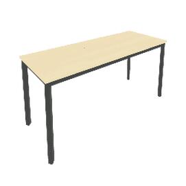 Офисная мебель Slim system Стол письменный на металлокаркасе С.СП-6.1 Клён/Антрацит 1580x600x750