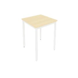Офисная мебель Slim system Стол письменный на металлокаркасе С.СП-1.1 Клён/Белый 600x600x750