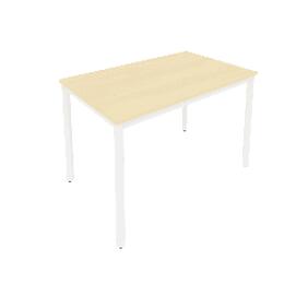 Офисная мебель Slim system Стол письменный на металлокаркасе С.СП-4 Клён/Белый 1180x720x750