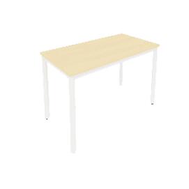 Офисная мебель Slim system Стол письменный на металлокаркасе С.СП-4.1 Клён/Белый 1180x600x750