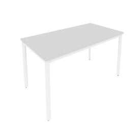 Офисная мебель Slim system Стол письменный на металлокаркасе С.СП-5 Серый/Белый 1380x720x750