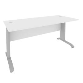 Офисная мебель RIVA Стол письменный ПЛ.СП-4 Белый/ Тёмно-серый 1600х720х750