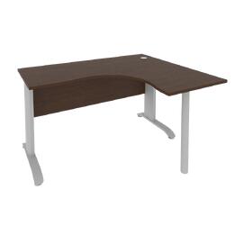 Офисная мебель RIVA Стол криволинейный правый ПЛ.СА-3 (R) Венге Цаво/ Тёмно-серый 1400х1200х750