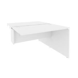 Офисная мебель Onix Стол-приставка двойной к опорным элементам O.D.SPR-2.7 Белый бриллиант 1180x1475x750