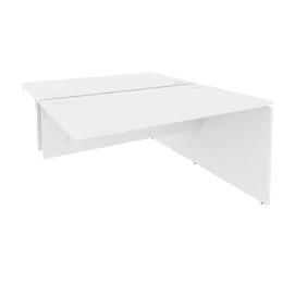 Офисная мебель Onix Стол-приставка двойной к опорным элементам O.D.SPR-3.8 Белый бриллиант 1380x1635x750
