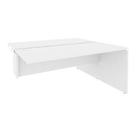 Офисная мебель Onix Стол-приставка двойной к опорным элементам O.D.SPR-4.7 Белый бриллиант 1580x1475x750