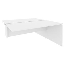 Офисная мебель Onix Стол-приставка двойной к опорным элементам O.D.SPR-4.8 Белый бриллиант 1580x1635x750