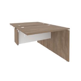 Офисная мебель Onix Стол-приставка двойной к опорным элементам O.D.SPR-1.7 Дуб аризона/Белый бриллиант 980x1475x750
