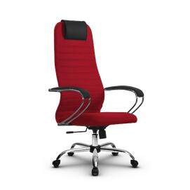 Кресло руководителя SU-BK131-10, осн.003 (Ch) ткань-сетка (Красная) 260x680x910