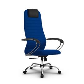 Кресло руководителя SU-BK131-10, осн.003 (Ch) ткань-сетка (Синяя) 260x680x910