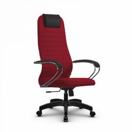 Кресло руководителя SU-BK131-10, осн.001 (PL) ткань-сетка (Красная) 260x680x910
