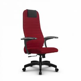 Кресло руководителя SU-BU158-10, осн.001 (PL) ткань-сетка (Красная) 260x680x910