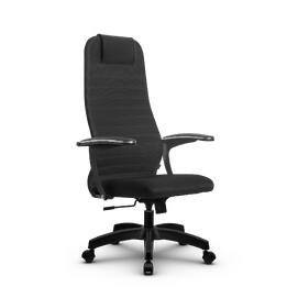 Кресло руководителя SU-BU158-10, осн.001 (PL) ткань-сетка (тем.Серая) 260x680x910