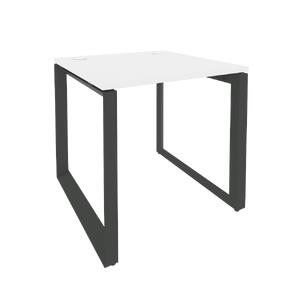 Офисная мебель Onix Стол рабочий на О-образном м/к O.MO-SP-0.8 Дуб аттик/Белый 780x800x750