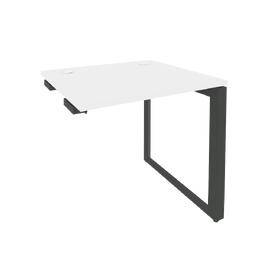 Офисная мебель Onix Стол-приставка на О-образном м/к к опорным элементам O.MO-SPR-0.7 Белый бриллиант/Антрацит 780x720x750