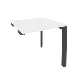 Офисная мебель Onix Стол-приставка на П-образном м/к к опорным элементам O.MP-SPR-0.8 Белый бриллиант/Антрацит 780x800x750