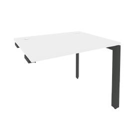 Офисная мебель Onix Стол-приставка на П-образном м/к к опорным элементам O.MP-SPR-1.8 Белый бриллиант/Антрацит 980x800x750
