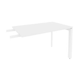 Офисная мебель Onix Брифинг-приставка на П-образном м/к O.MP-BR-11 Белый бриллиант/Белый 1180x720x750