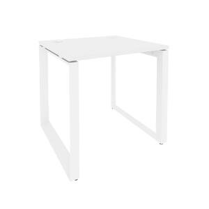 Офисная мебель Onix Стол рабочий на О-образном м/к O.MO-SP-0.7 Белый бриллиант/Белый 780x720x750