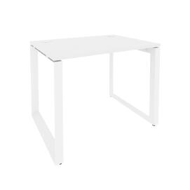 Офисная мебель Onix Стол рабочий на О-образном м/к O.MO-SP-1.7 Белый бриллиант/Белый 980x720x750