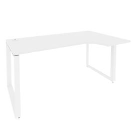 Офисная мебель Onix Стол эргономичный правый на О-образном м/к O.MO-SA-1 (R) Белый бриллиант/Белый 1580x980x750 (720/460)