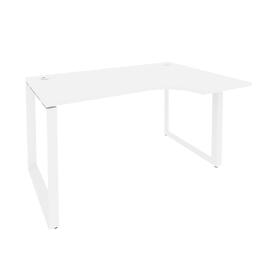 Офисная мебель Onix Стол эргономичный правый на О-образном м/к O.MO-SA-2 (R) Белый бриллиант/Белый 1380x980x750 (720/460)
